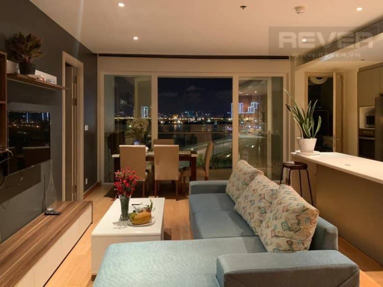 Cho thuê căn hộ 2PN Brilliant, Đảo Kim Cương đầy đủ nội thất, view sông thoáng mát