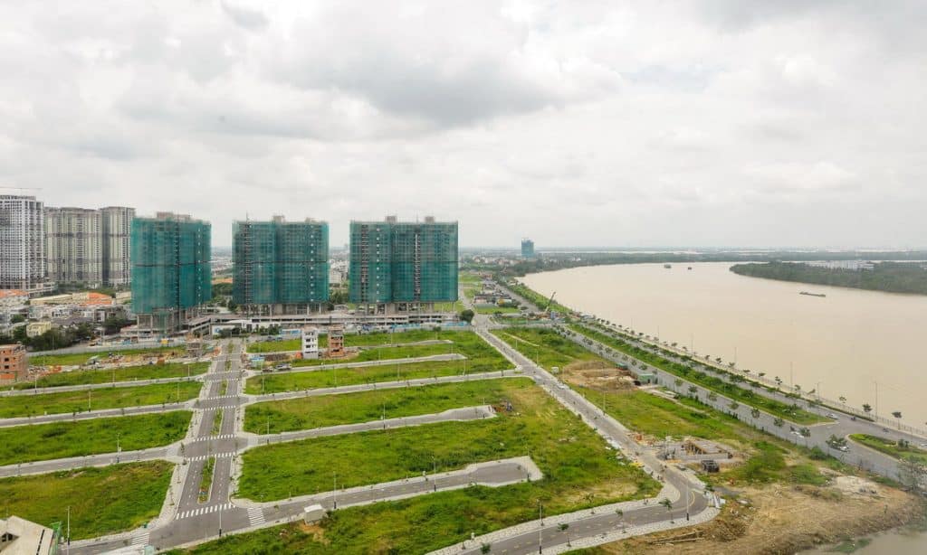 Căn hộ Đảo Kim Cương cho thuê 3 phòng ngủ lầu cao nội thất đẹp view sông