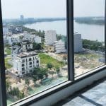 Căn hộ Đảo Kim Cương bán 3 phòng ngủ lầu cao nội thất cơ bản view sông