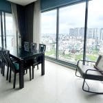 Căn hộ Đảo Kim Cương cho thuê 3 phòng ngủ lầu cao full nội thất view sông