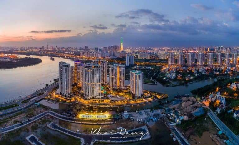 Dự án căn hộ Đảo Kim Cương sân vườn xanh mát thoải mái nhất không gian rộng lớn