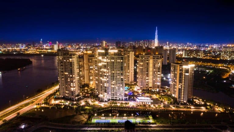 Dự án căn hộ Đảo Kim Cương thiên nhiên thoáng đạt khu biệt lập không khi mát mẻ