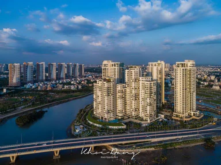 Dự án căn hộ Đảo Kim Cương hệ thống tiện ích khu biệt lập quy hoạch cạnh sông