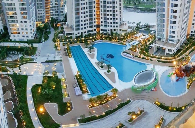 Dự án căn hộ Đảo Kim Cương nhiều loại căn hộ gần trung tâm phối cảnh độc đáo