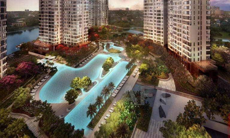 Dự án căn hộ Đảo Kim Cương không gian tiện nghi tiện nghi nhất cây xanh bao phủ