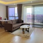 Căn hộ cho thuê Đảo Kim Cương 2 phòng ngủ tầng cao có nội thất view sông – L81