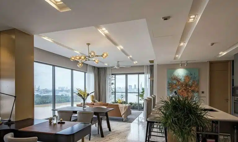 Bán Đảo Kim Cương quận 2 4 phòng ngủ lầu cao đầy đủ nội thất view sông