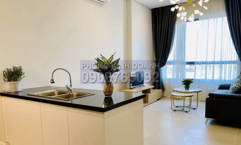 Đảo Kim Cương cho thuê 1 phòng ngủ tầng thấp nội thất đầy đủ view sông