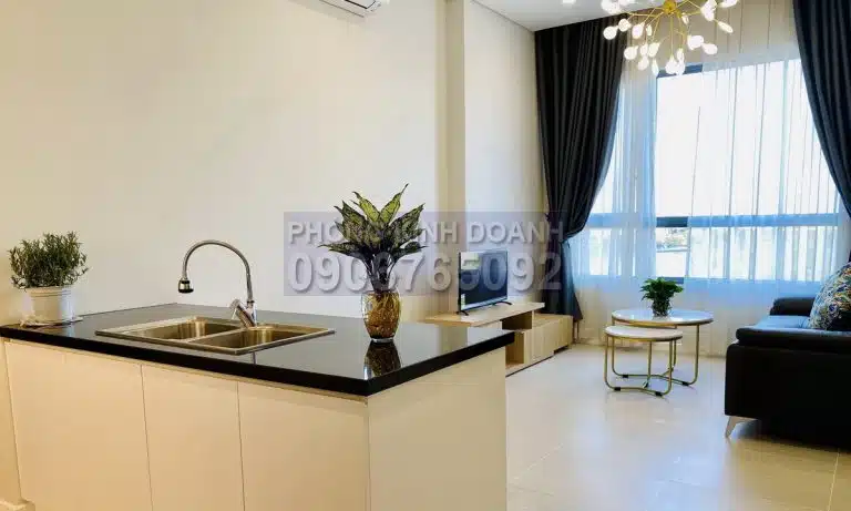 Đảo Kim Cương quận 2 bán 1 phòng ngủ tầng thấp có nội thất view sông