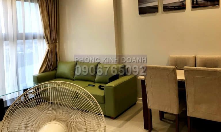 Đảo Kim Cương quận 2 bán 1 phòng ngủ tầng cao đầy đủ nội thất view sông