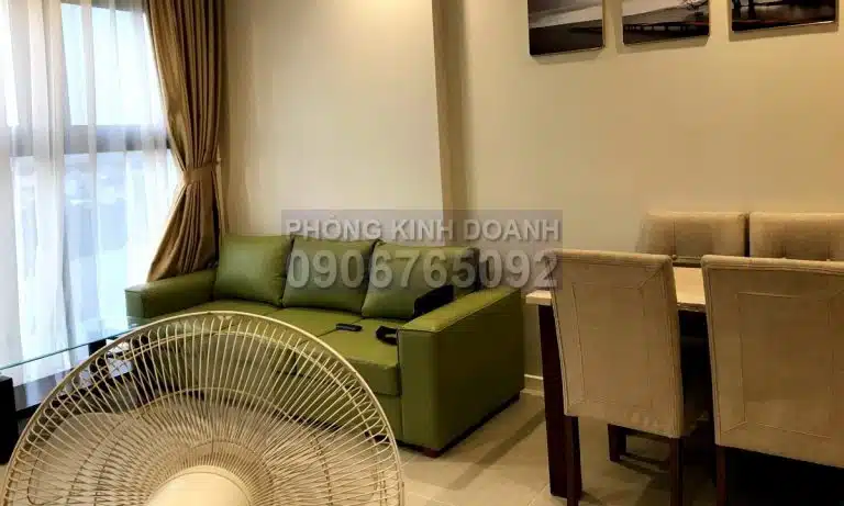 Đảo Kim Cương quận 2 bán 1 phòng ngủ tầng cao đầy đủ nội thất view sông