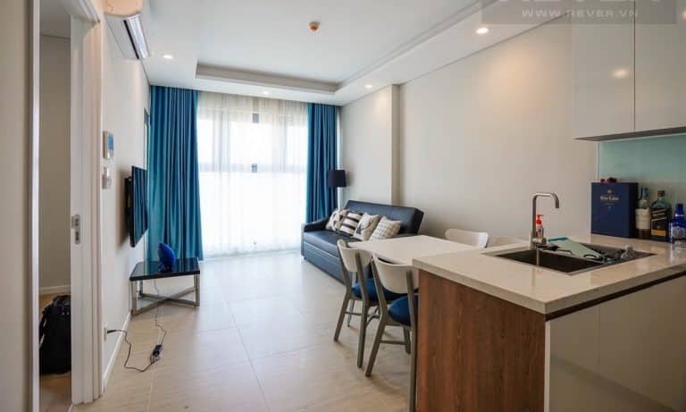 Đảo Kim Cương quận 2 bán căn 1 phòng ngủ lầu cao đủ nội thất view sông